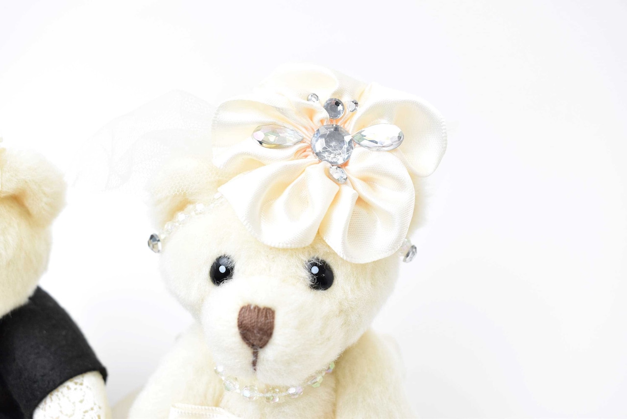 ウェルカムドール 祝電 くま クマ テディベア 完成品 電報 結婚式 おしゃれ バルーン ウェディングドール ぬいぐるみ電報 受付 飾り付け結婚記念日 入籍祝い 結婚祝い 贈り物 かわいい 人気 ギフト プレゼント ラッピング+メッセージカード無料 あす楽 ルシアン