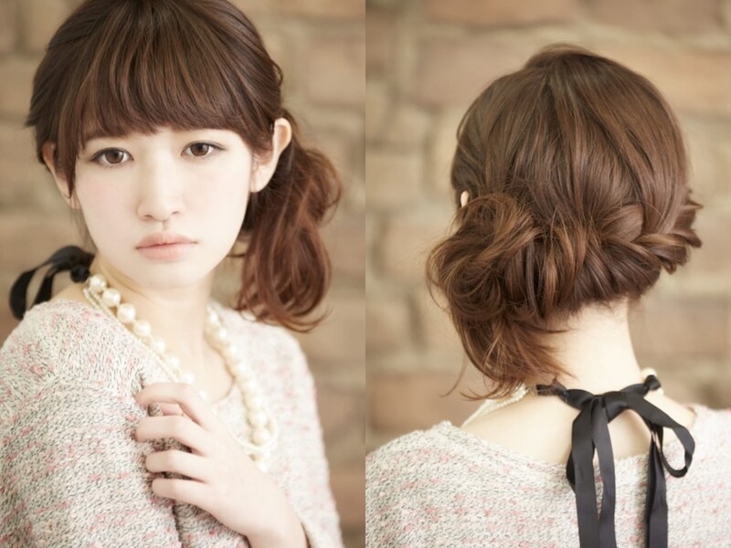 2025年秋 サイドアップの髪型・ヘアアレンジ人気順ホットペッパービューティー ヘアスタイル