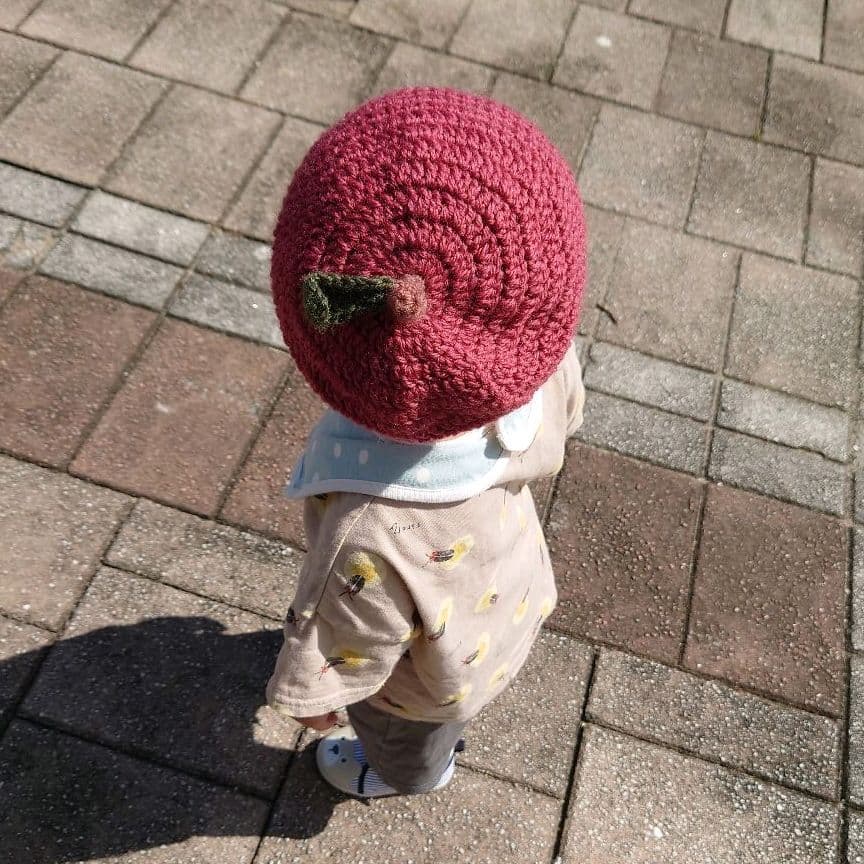 ベビー＊りんご帽子