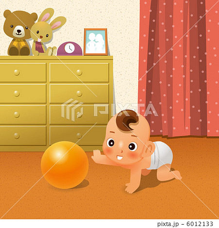 四つん這い 赤ちゃんのイラスト素材 - PIXTA