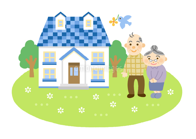 孫娘と祖父母のイラスト - ONWAイラスト