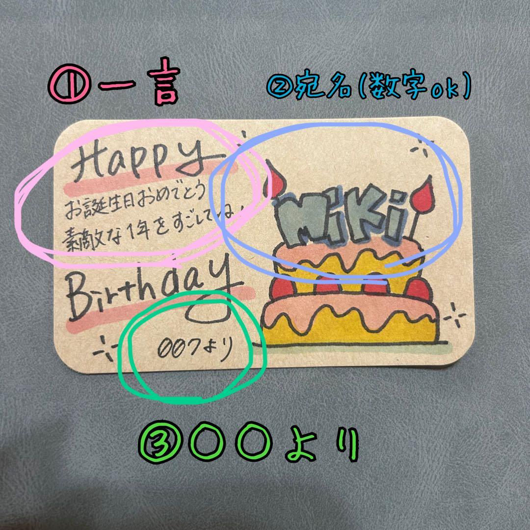 バースでカードを描こう 簡単に描けるバースデーカードを一緒に描きましょう