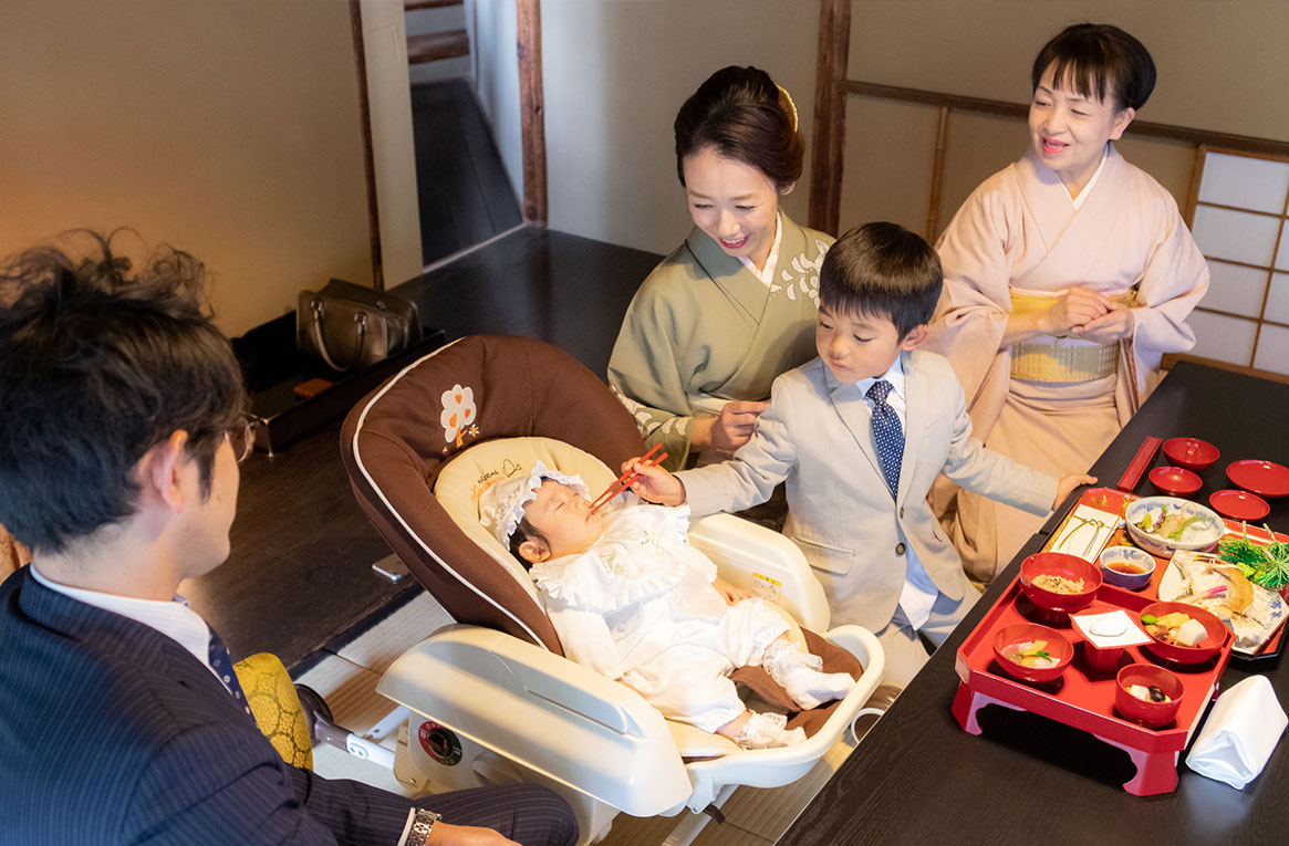 100日祝いの記念にご来店頂きました。STUDIO LINK スタジオリンク