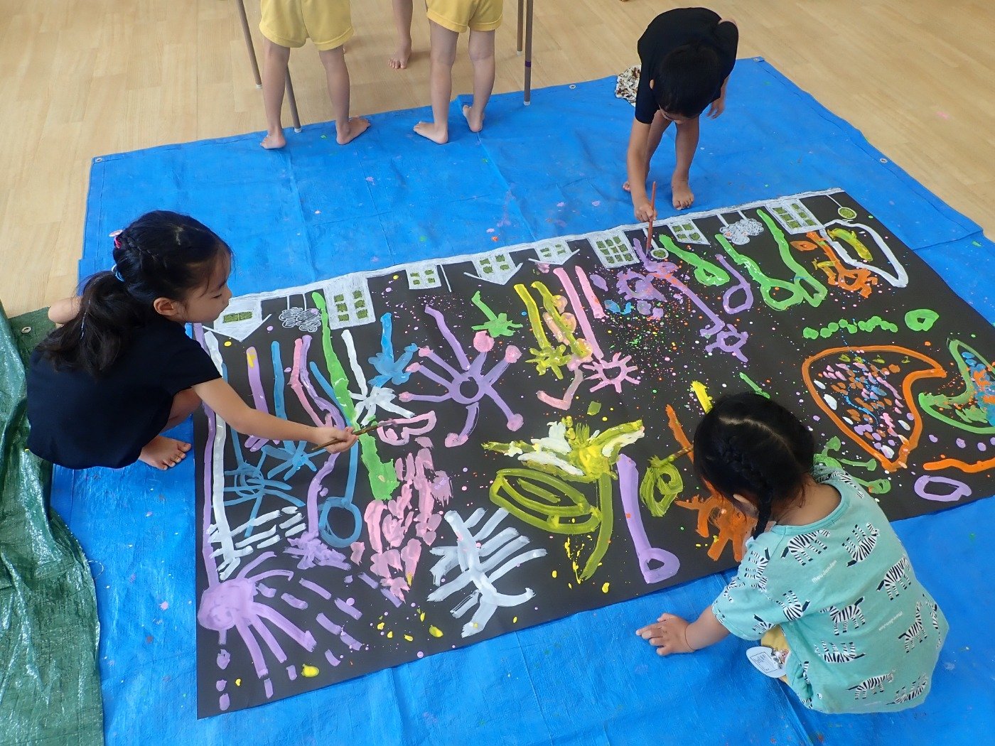 花火 製作 3歳児TikTok