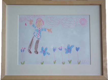 100均グッズで作る！収納できるフレーム 子どもの作品収納Mama Craft