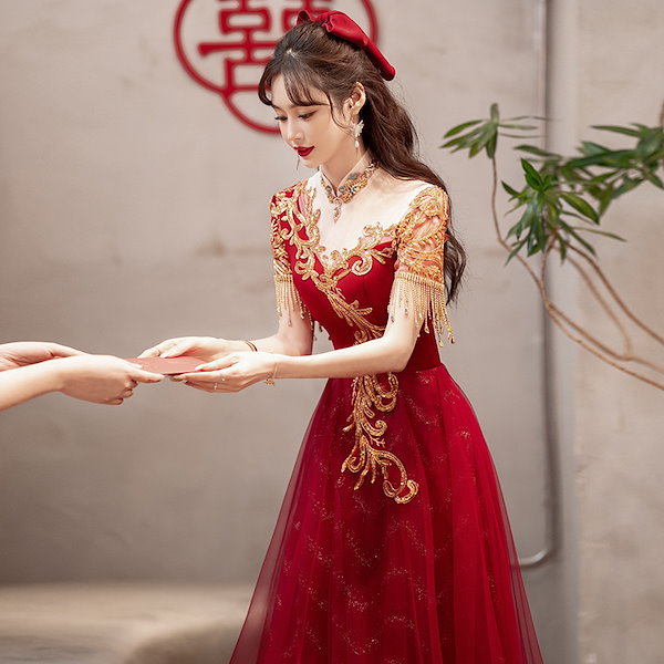 国際結婚 漢服で結婚式葉