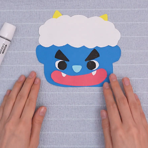 4歳児 制作 鬼のお面