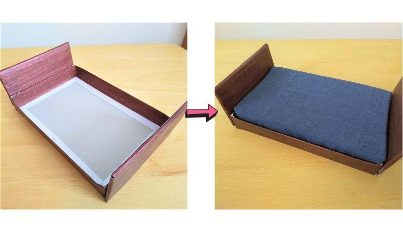 段ボールでお人形用二段ベッド作成①育児中の役立つかもしれないことをたまーに共有するブログ