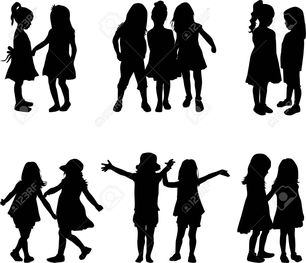 子供の成長シルエット無料素材ならフリービーAC