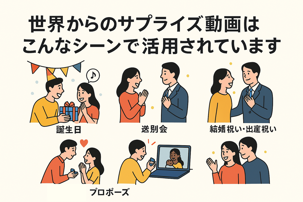 誕生日サプライズの演出 感動が違う フラッシュモブジャパン