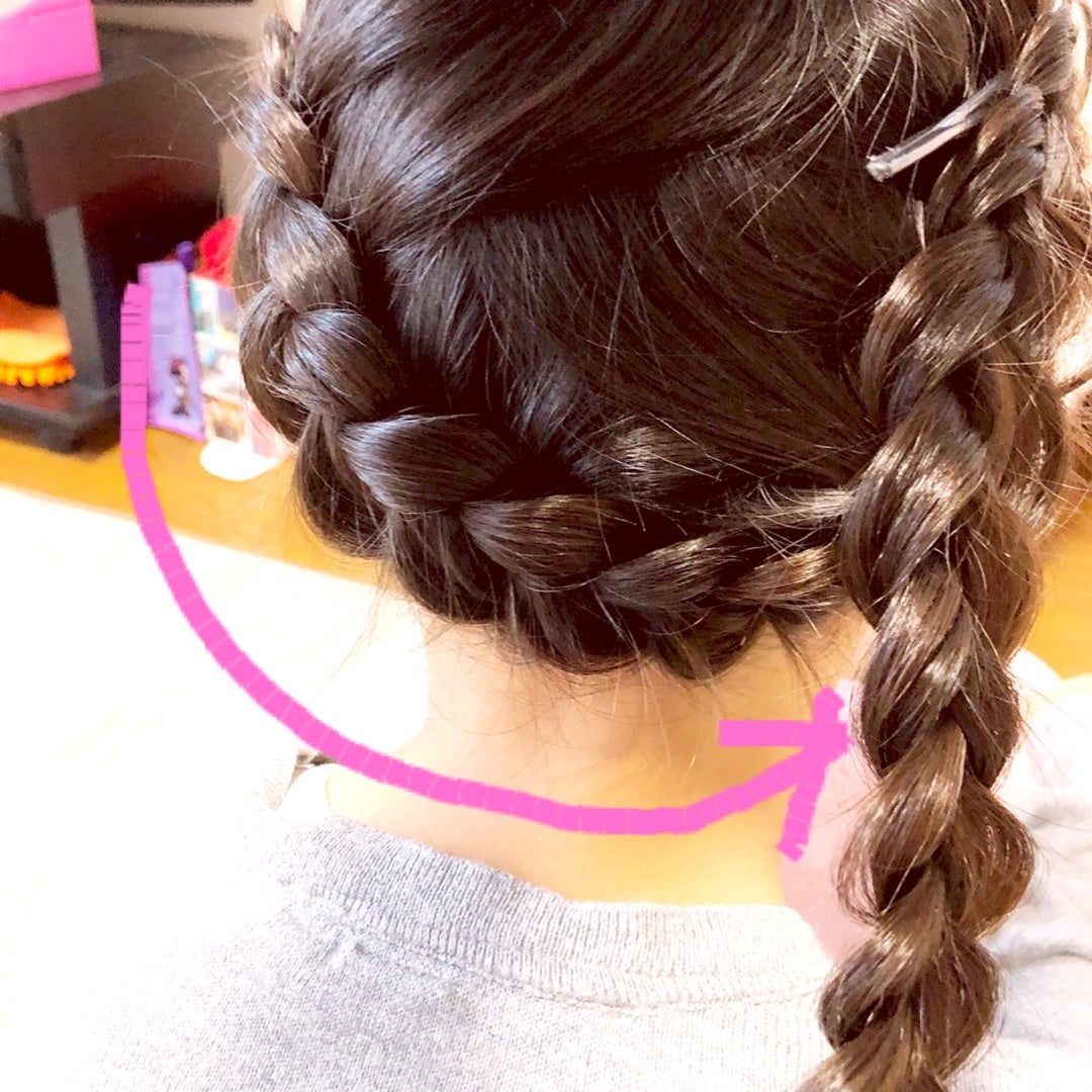 初心者さん向け♡片編み込みのコツ♪女の子のママ必見！子供のヘアアレンジ♡