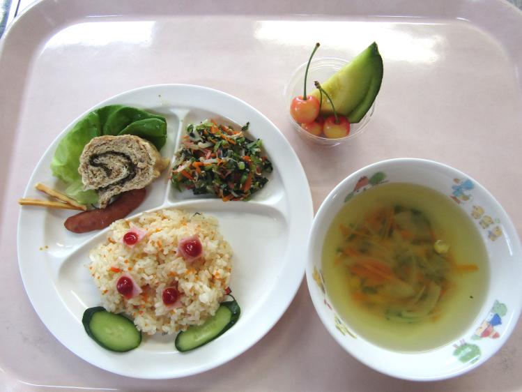 10月の誕生会メニュー鶴ヶ島みどり保育園