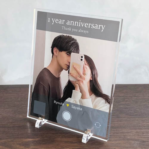 カメラ風フォトフレーム全面写真 カップル 彼氏 彼女 記念日 一年記念日 プレゼント : Savoia サボイア ヤフー店 - 通販 -Yahoo!ショッピング
