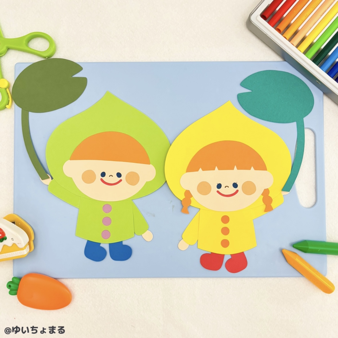 ６月の壁面の製作 」桃組 ＠福祉村保育園 精神内科 介護医療豊橋 福祉村病院さわらびグループ