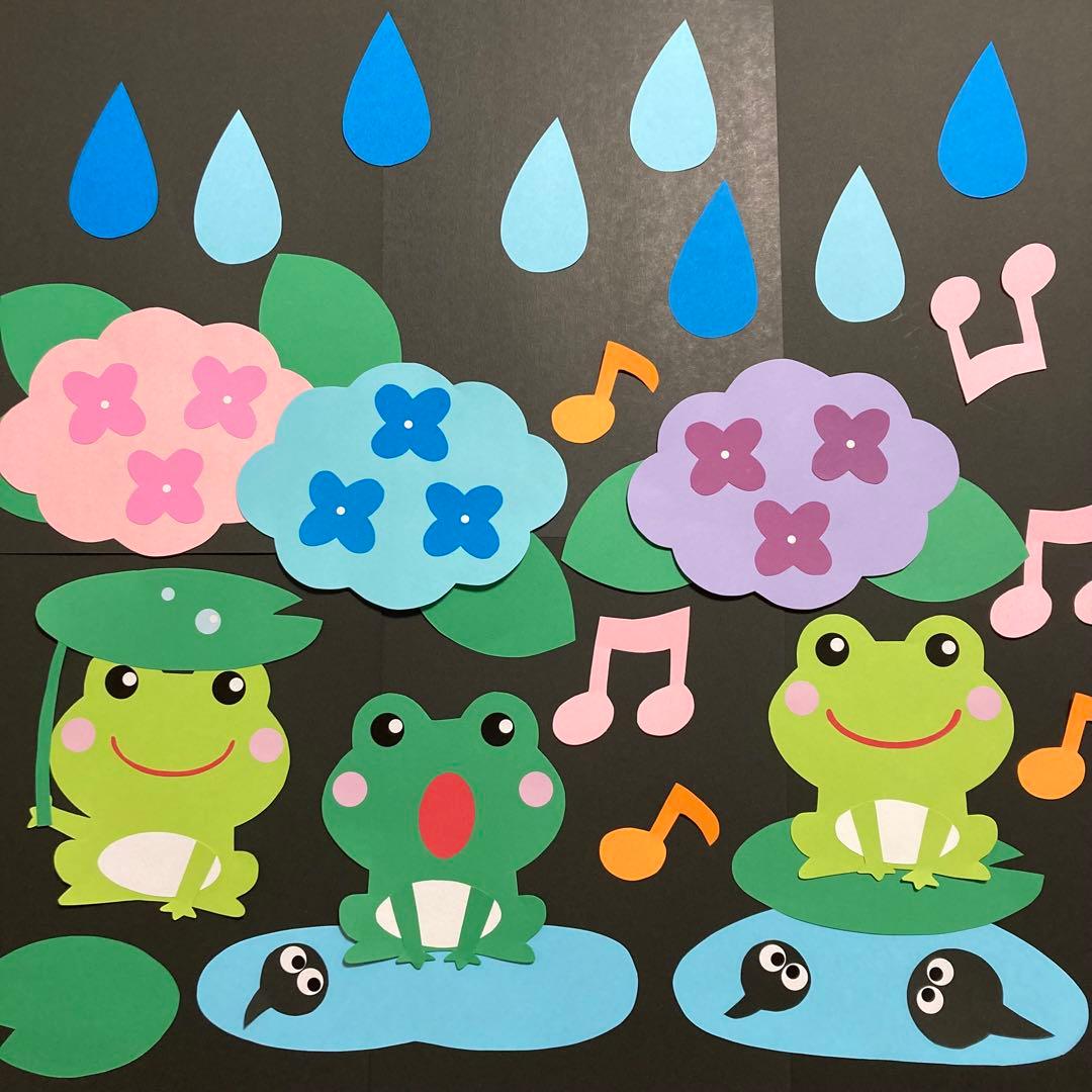 壁面・製作・おりがみ 6月の保育アイデア 保育士ワーカ