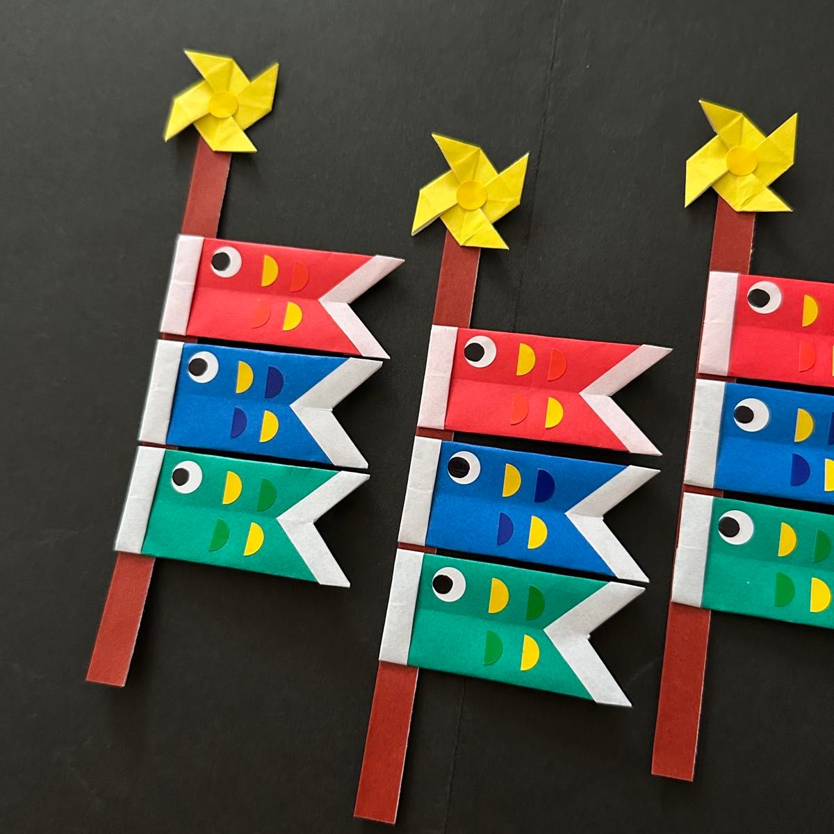 鯉のぼりの吊るし飾りの作り方！簡単に室内飾りを手作り工作しよう！ココシレル