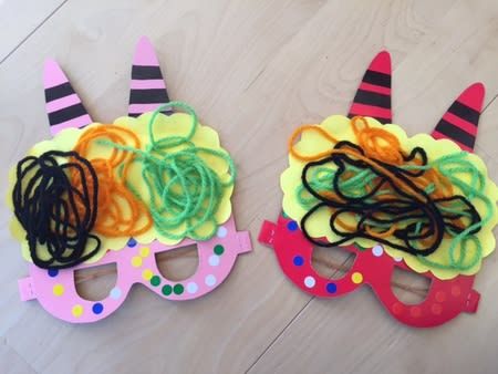 保育園 2月製作「鬼のお面」紙皿アイデア2種！簡単「折り紙の鬼」折り方の紹介保育士のお仕事静岡