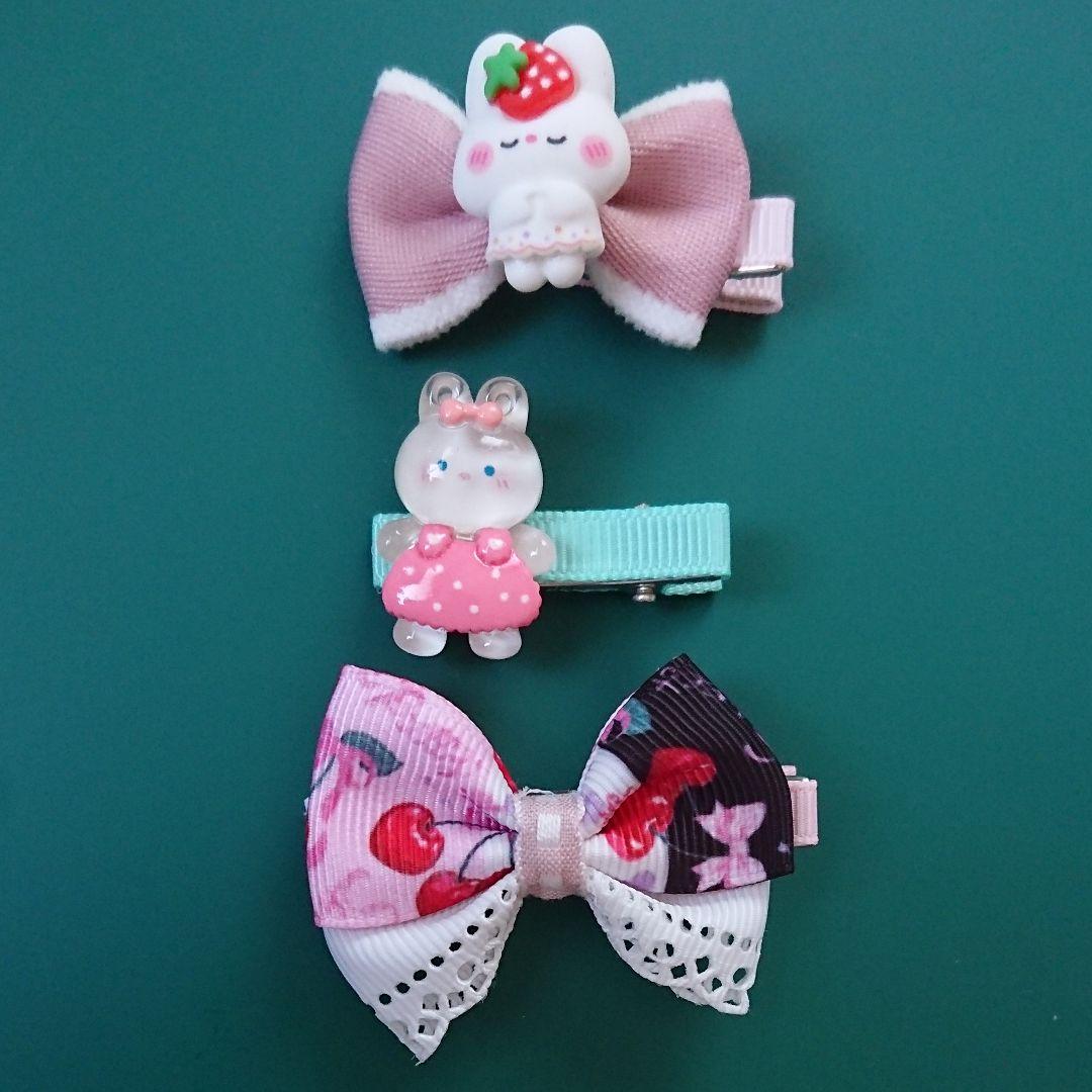 キッズ ベビー やっとこピン ヘアクリップ no.029