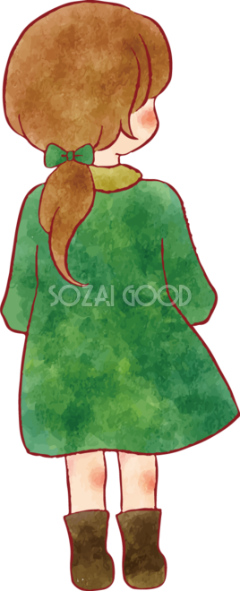 こどもの日 鯉のぼりを持つ男の子のイラストえんぴつと画用紙