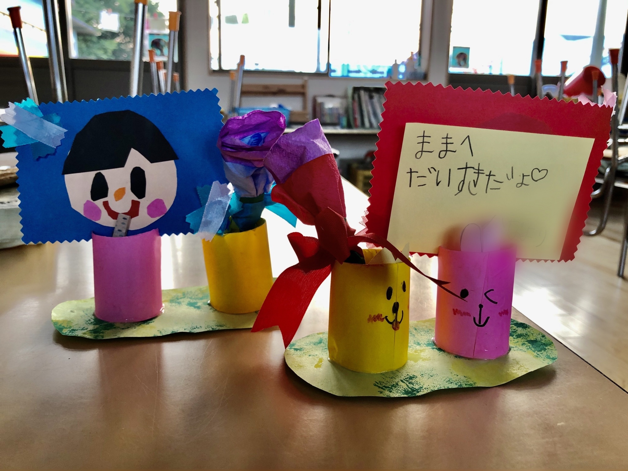 卒園メダル 折り紙で手作り！メッセージ入りメダル 卒園児プレゼント