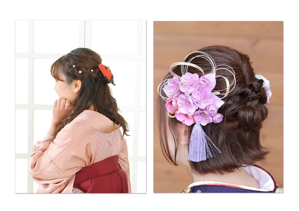 2026年 卒業式・袴おすすめヘアスタイル着付けもできるサロン