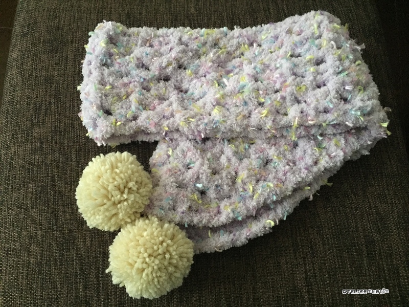 YouTube かぎ針編みのミニマフラ