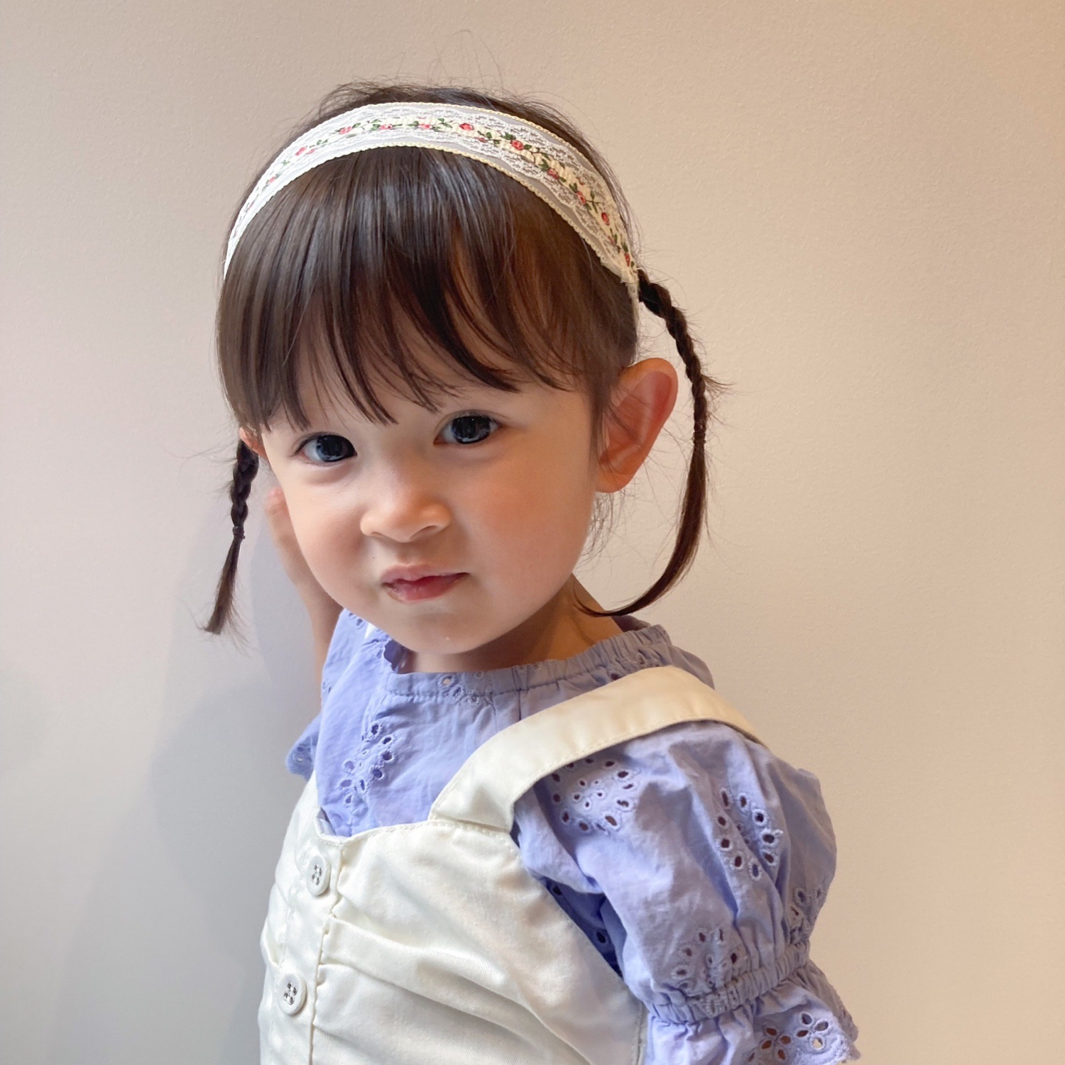 初心者でも簡単!かぎ針編みベビーヘアバンド①