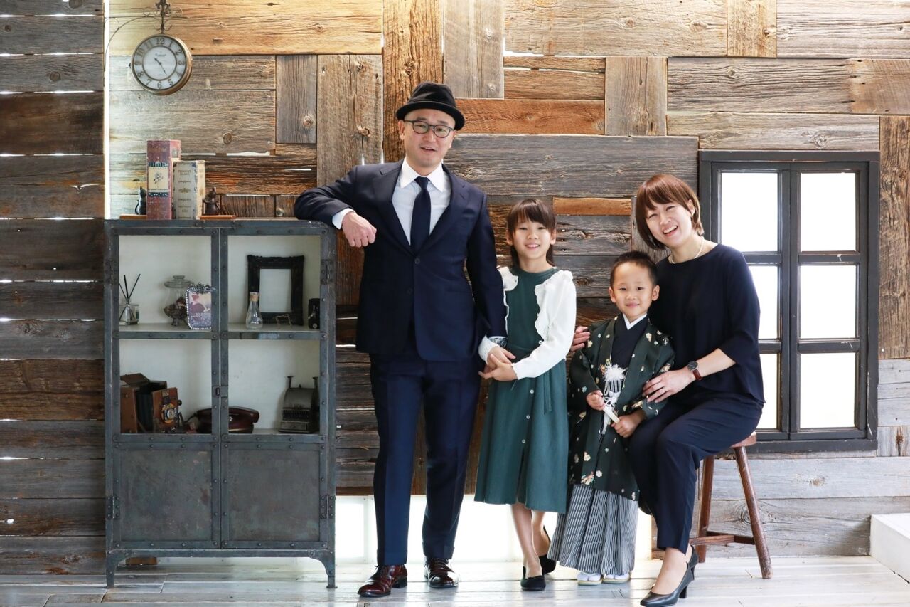 七五三で家族写真！ 七五三フォトスタジオリッツStudio Ritz