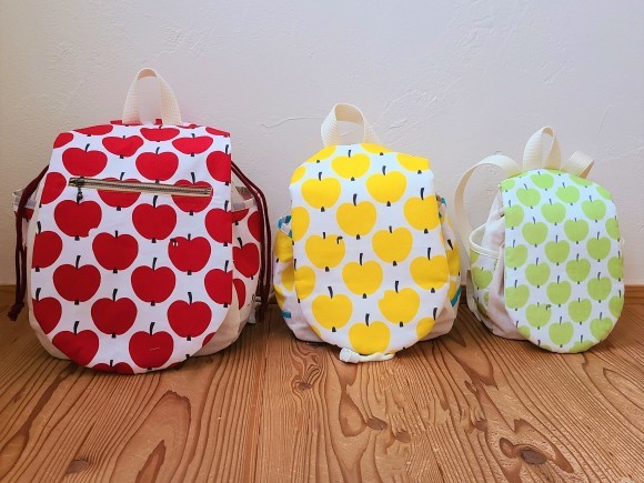 型紙いらず！「かわいいナップサック 子供用 」の作り方ぬくもり