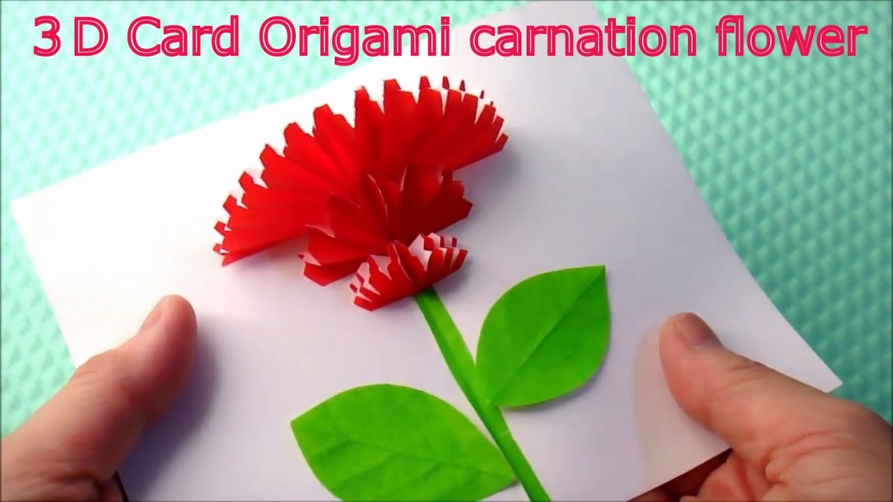 ポップアップカードの花束の作り方！メッセージカードを手作りで