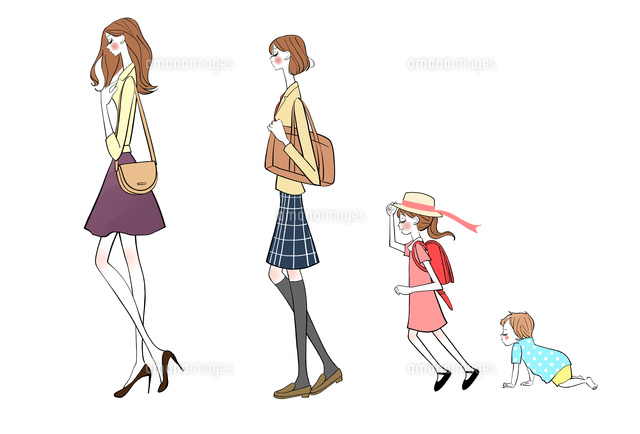 子供 成長過程イラスト無料イラスト・フリー素材なら「イラストAC」