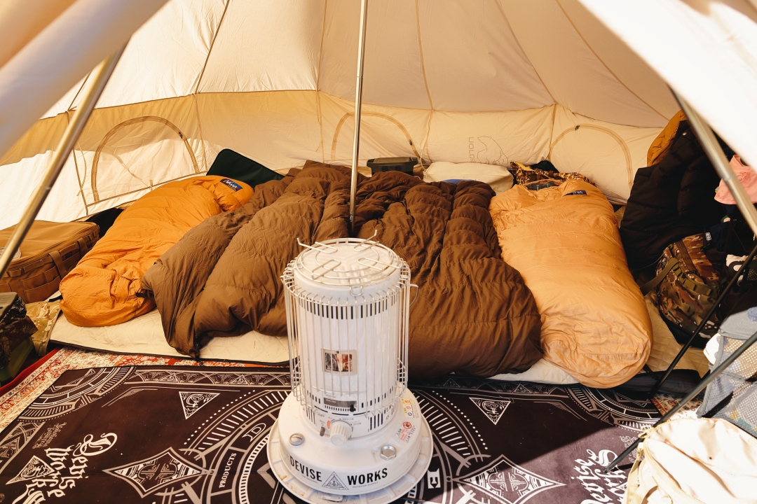 冬キャンプの快適レイアウトと防寒術