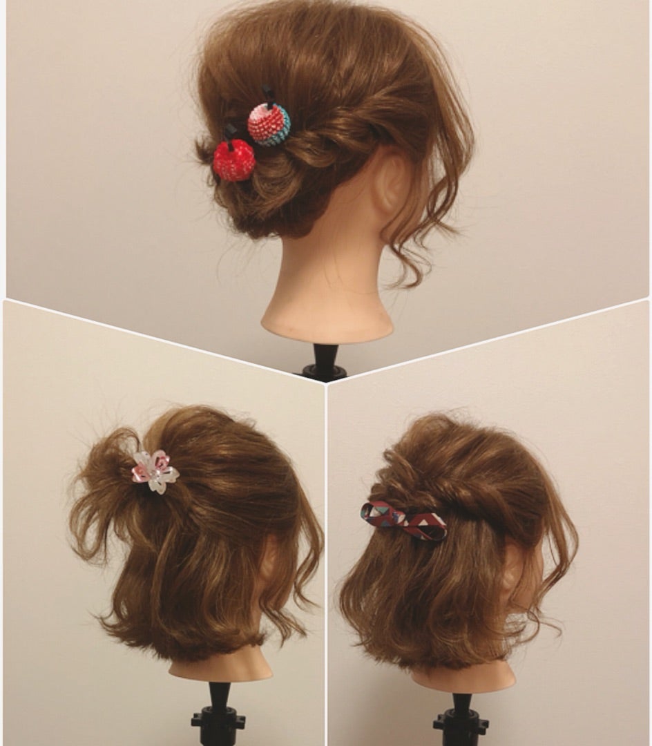 子どもにおすすめの髪型はお団子2つヘア！浴衣や帽子にも似合う浴衣ヘアアレンジAll About