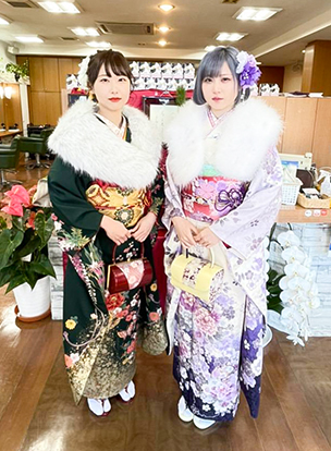 成人式LATIN ラテン美容室＆振袖館Belle岩手県花巻市成人式・卒業式はお任せください