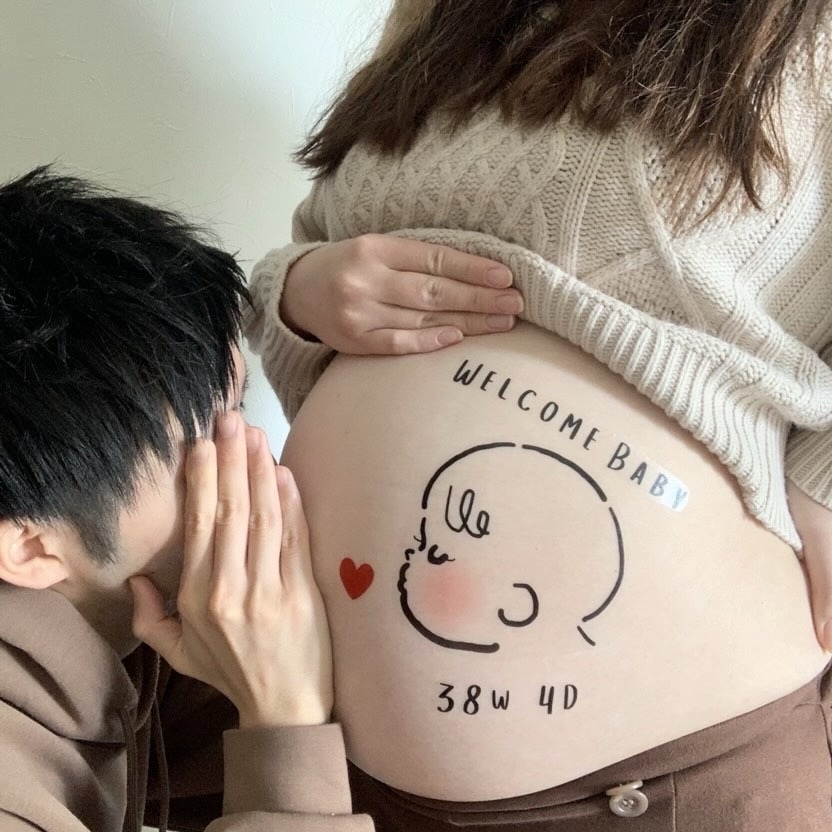 コラム＞福笑い！中国式マタニティペイント