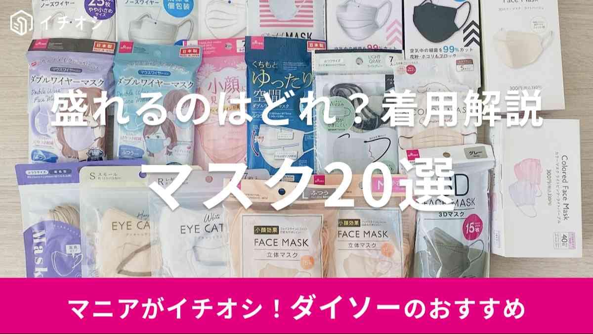 ダイソーキッズマスクプリントマスク子供用２枚セットSサイズ