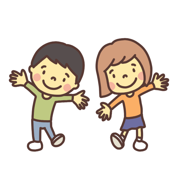 手をつなぐ女性と男の子のフリーイラストフリーイラスト・クラシック フリクラ