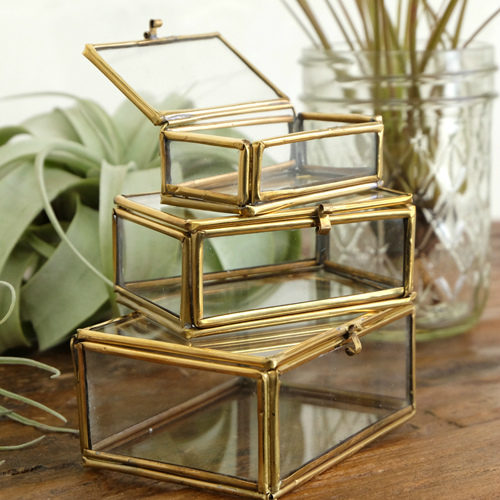 ガラスケースリングピロー＊ホワイト☆手作りキット☆ombres douces