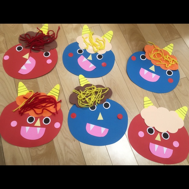 みんなの投稿 鬼のお面 2歳児保育と遊びのプラットフォーム ほいくる