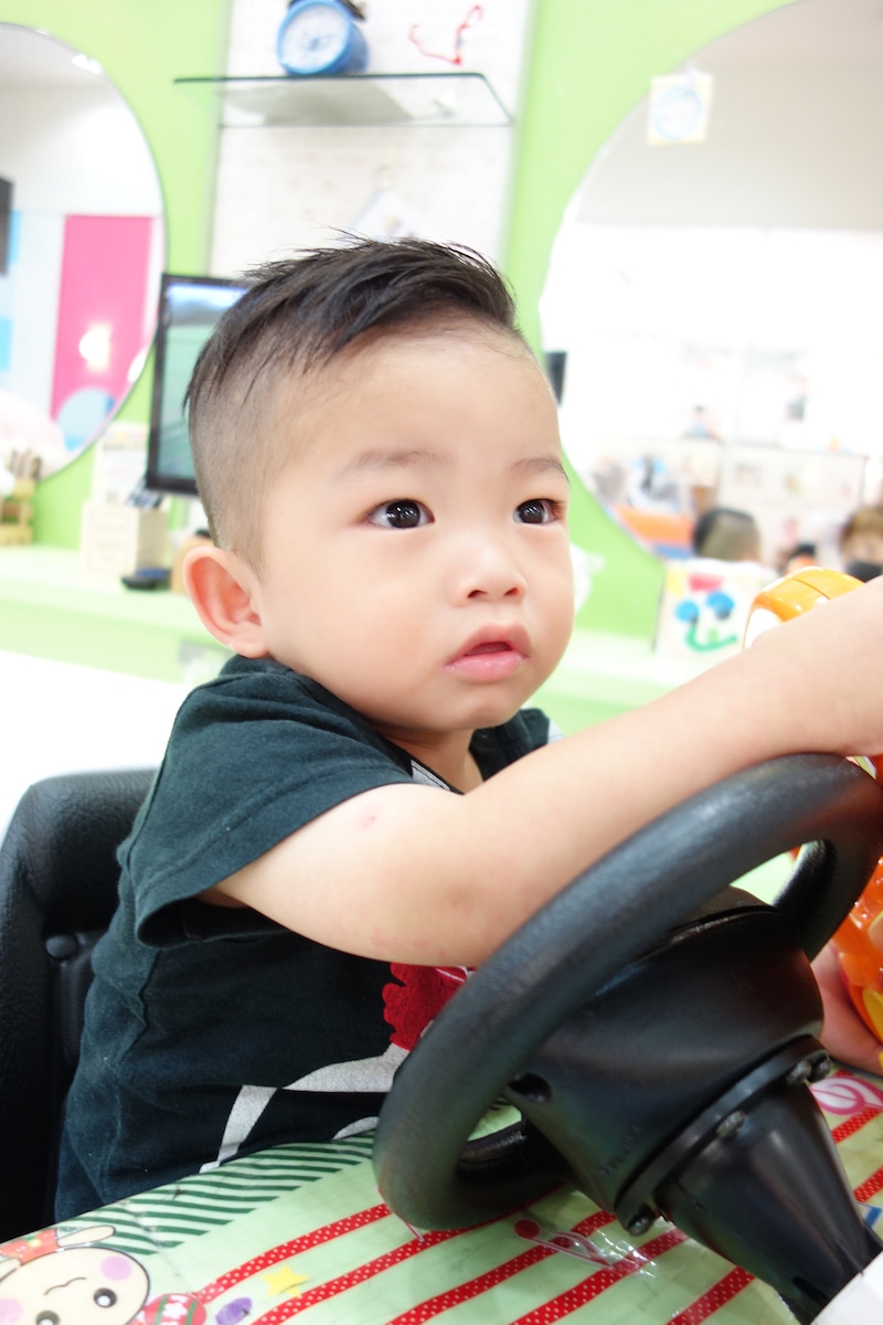 1歳1ヶ月の男の子。マッシュボブ久留米の理容室 美容室 Salon de Rays