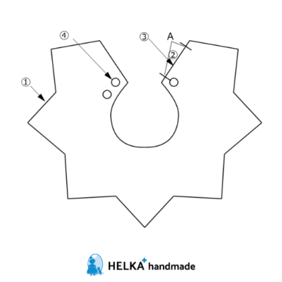無料型紙配布 ネクタイ付きスタイの作り方 オシャレな手作りよだれかけの作り方 男の子用ベビービブDIY 出産祝いに : ハンドメイドどっとこむ無料ﾚｼﾋﾟ紹介＊ｵﾘｼﾞﾅﾙﾊﾝﾄﾞﾒｲﾄﾞ雑貨制作・販売