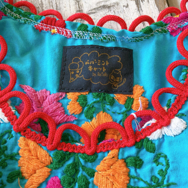 Kid's キッズ Remakeリメイク パッチワークu0026フラワー 刺繍 デザイン イージーパンツ ホワイト 子供服 古着