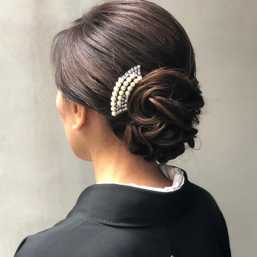 娘の結婚式で母親がする髪型で洋装に合うヘアスタイル！ボブやショートならどうする？precious wedding
