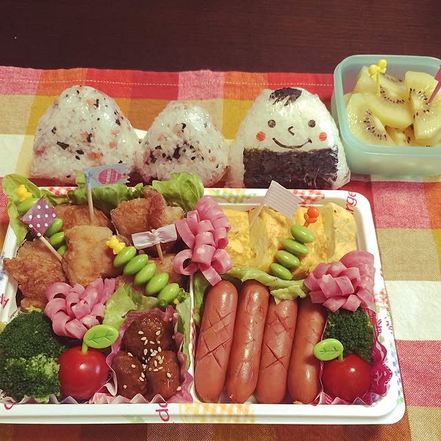 親子遠足のお弁当を10分で作ったよ！幼稚園年少＆保育園2歳児向け簡単レシピ