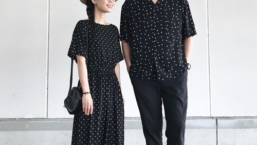 ♡カップルやご夫婦におすすめ♡リンクコーデ・おそろいペアスヌード ライトグレー チャコールグレーiichi日々の暮らしを心地よくするハンドメイドやアンティークのマーケットプレイス