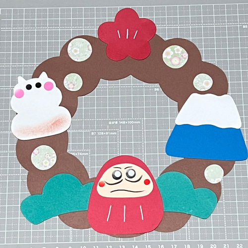 お正月製作 クラフト紙でできる！しめ縄の作り方ほいくびより