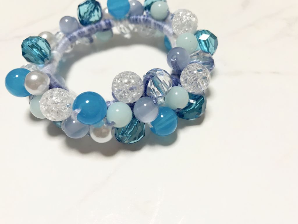 キラキラビーズのくるみボタンヘアゴム : momo's obentou＊キャラ弁 Powered by ライブドアブログ