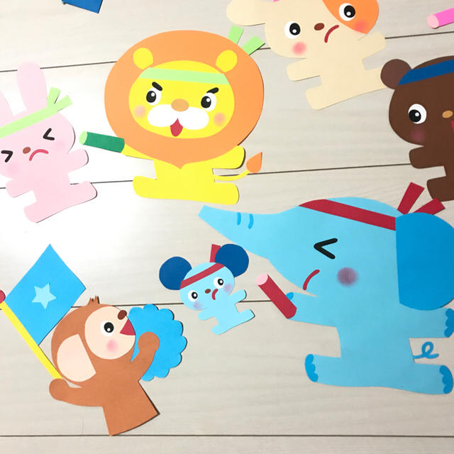 壁面飾り、運動会、入学、進級、小学校、幼稚園、幼児、子ども、保育園 子ども 秋 壁面 保育