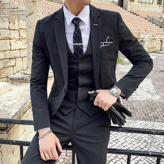 3ピーススーツ メンズ タキシード パーティー 結婚式 紳士服 フォーマル スーツ 3点セット 20代 30代 40代 ホワイトスーツ ビジネス2025年最新 ワンランク上のおしゃれ！メンズスーツの着こなし方 - ENJOY ORDER Magazine