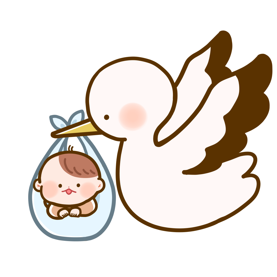 無料のコウノトリの赤ちゃん誕生イラスト素材PNG・フリー 画像 - Pngtree